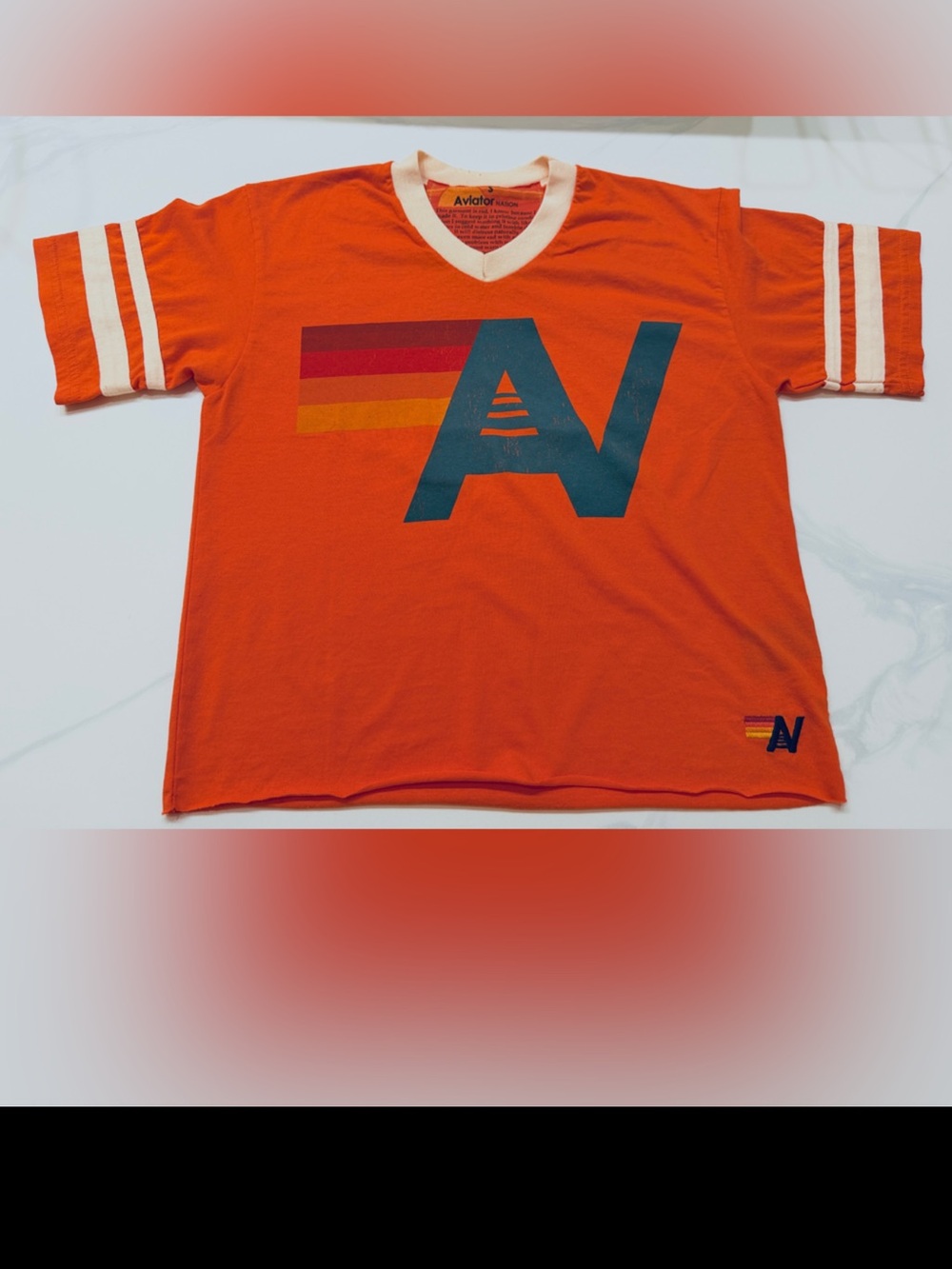Aviator Nation Logo Boyfriend Tee